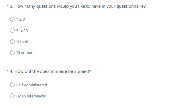 design questionnaires for surveys