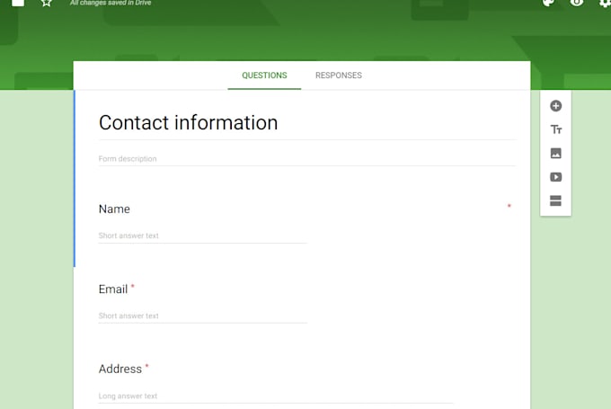 create surveys with google forms