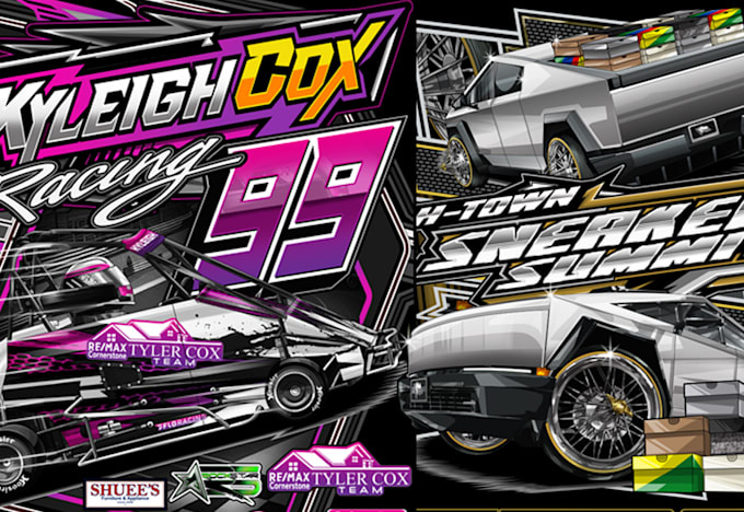 create a car or any vehicle illustrations