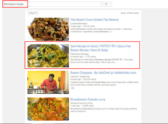 do youtube on page SEO to get rank