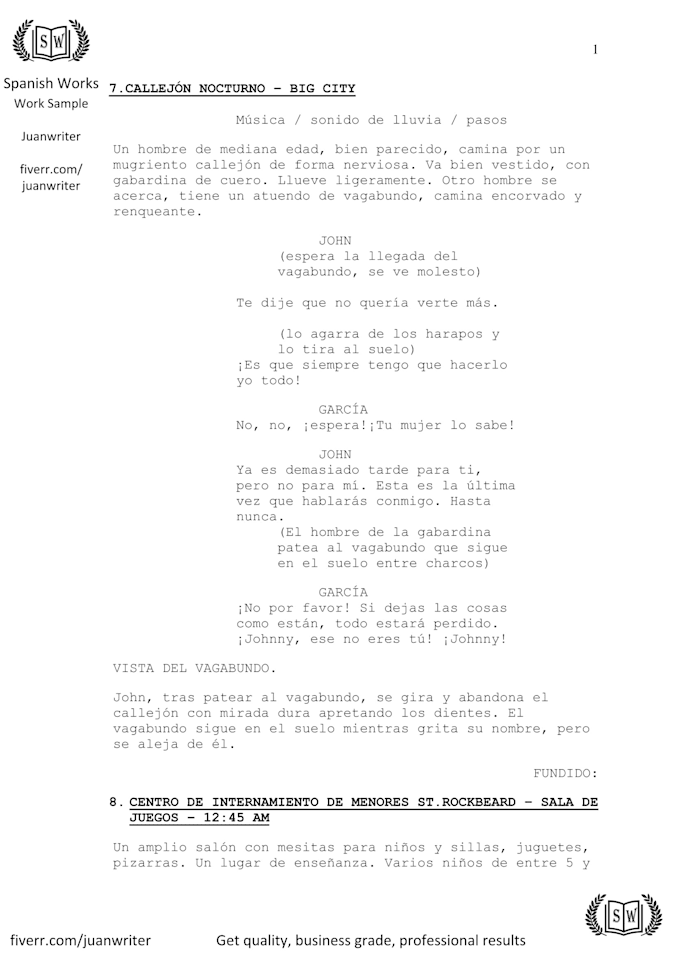 be your book writer in spanish, ghostwriting script service