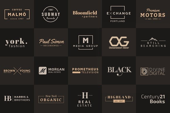 design a clean vintage typography logo for your brand