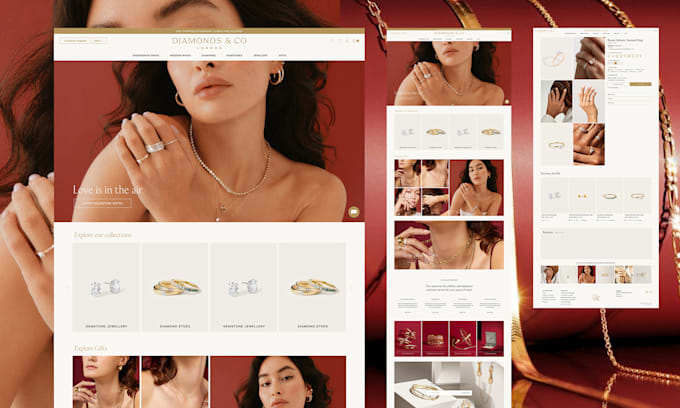create a modern, strategic and aesthetic website