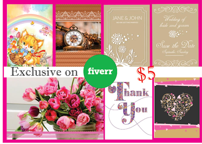 design all type birthday card christmas and invitation card