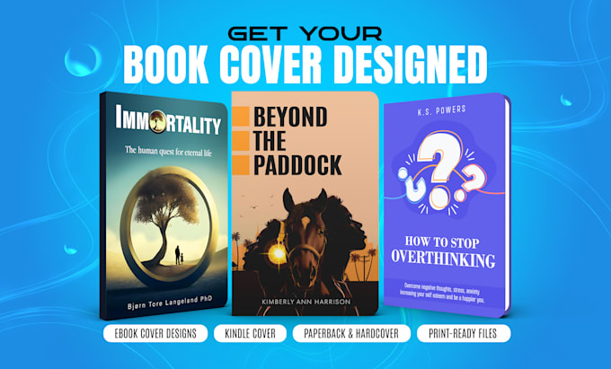 do minimalist book cover, ebook cover design for any genre