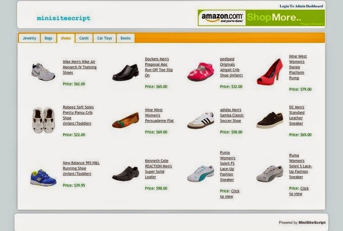 create amazon,ebay,aliexpress,walmart affiliate website