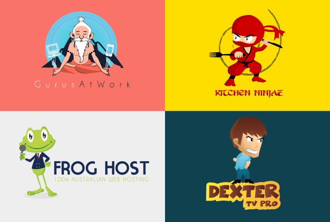 design a mascot cartoon logo