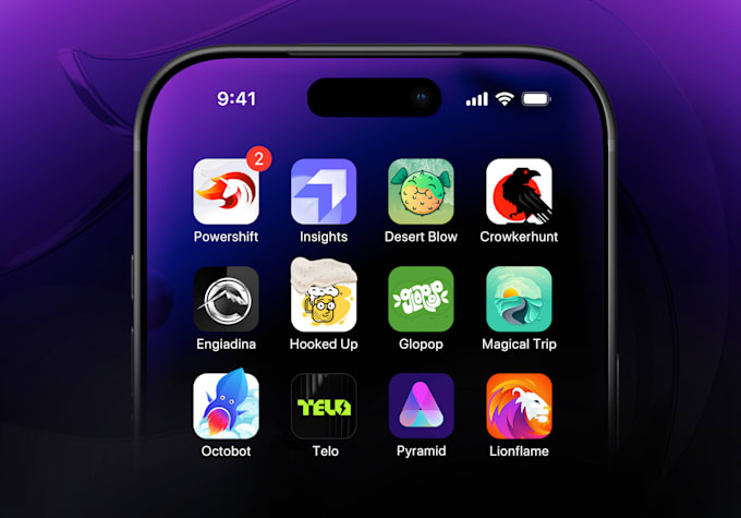 do modern premium attractive logo and app icon design