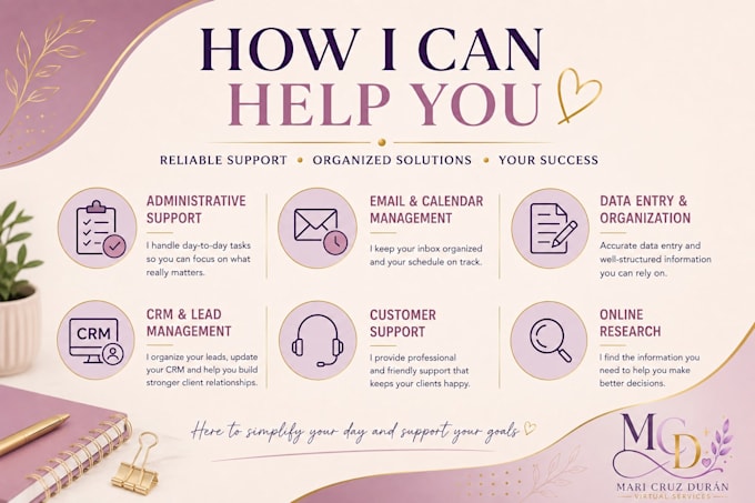 be your administrative virtual assistant