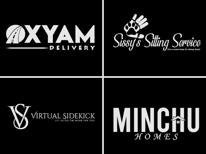 design a professional modern business logo with brand identity in 24 hours