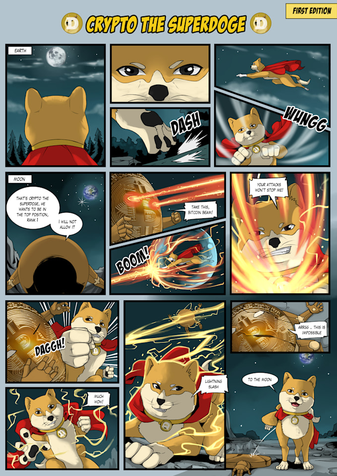 create comic book and custom illustration