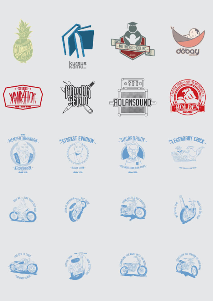 artwork design, portrait drawing, logo design