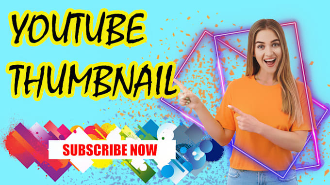 design thumbnails for youtube, facebook, etc