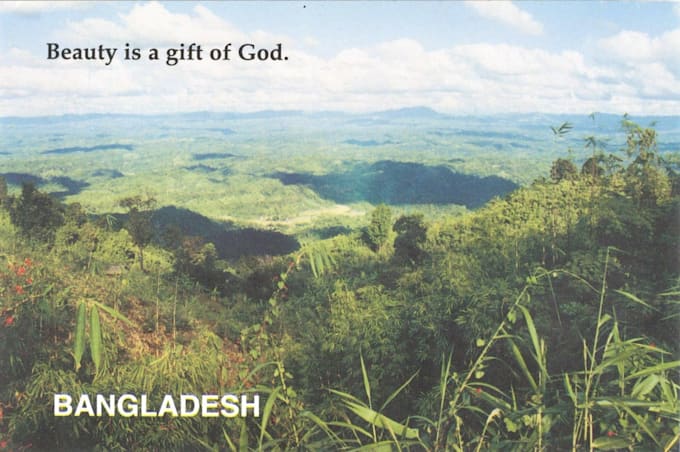 send beautiful postcard from bangladesh