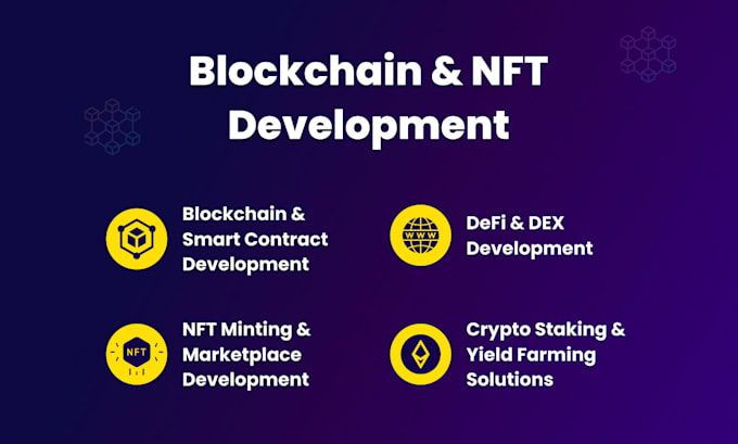 develop blockchain based websites and solutions for you