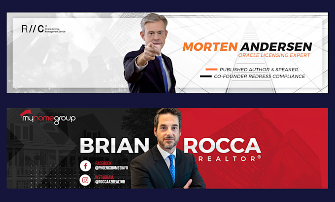 design professional linkedin banner
