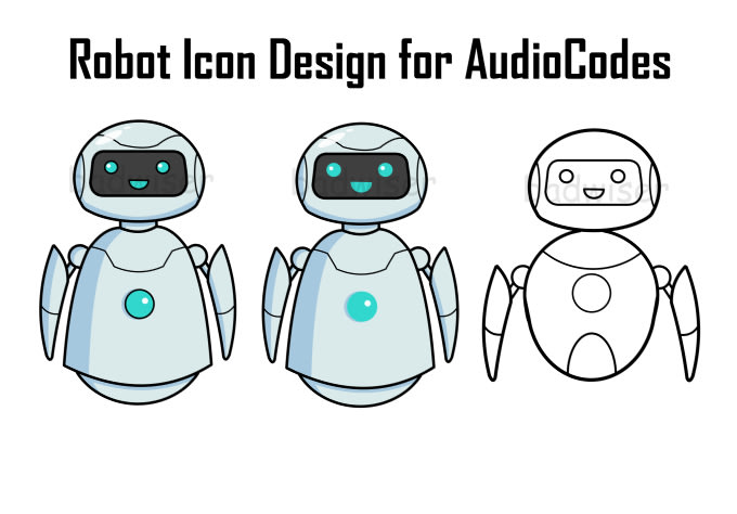 draw robot characters for you