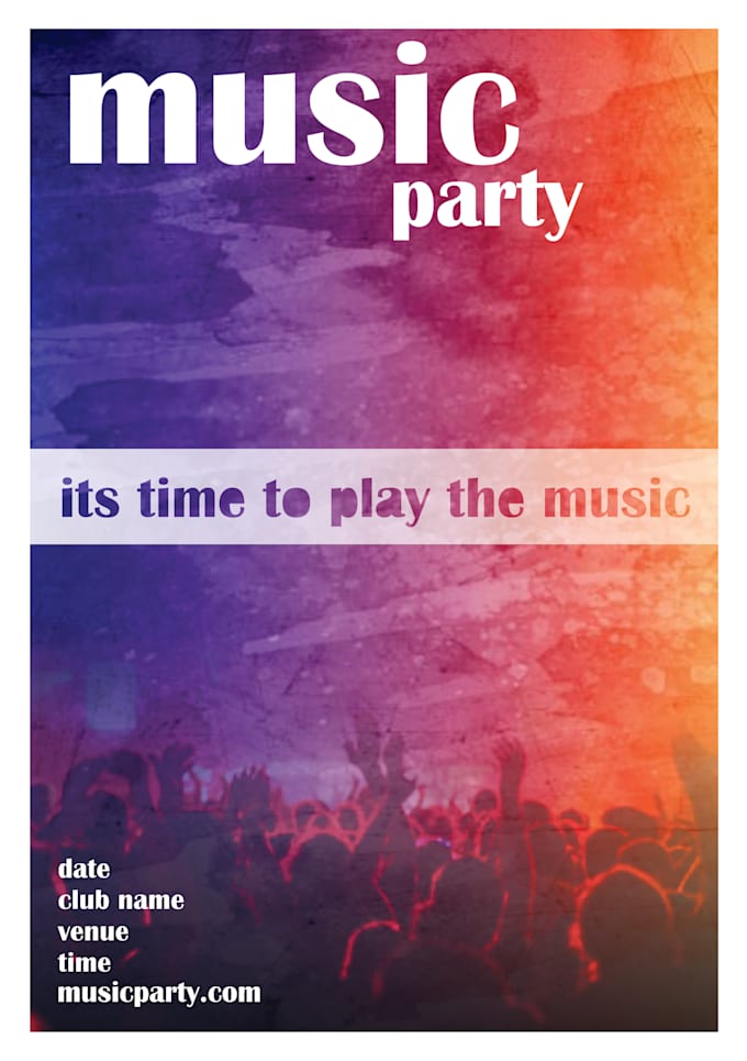 create artistic event poster and flyer design