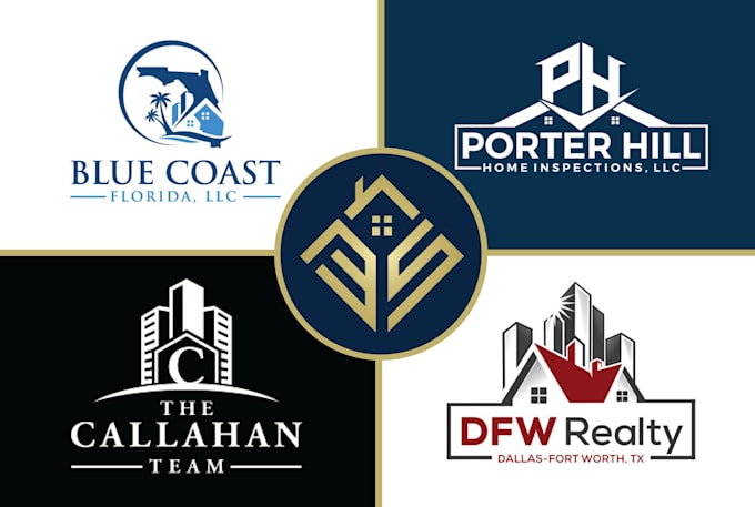 do real estate building home construction logo