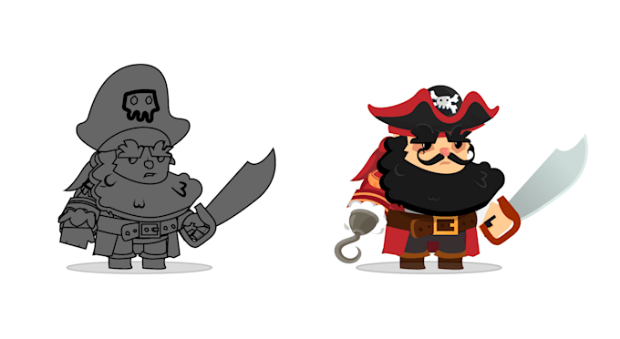 Design Your Game Character And Game Graphics By Moonstar2d