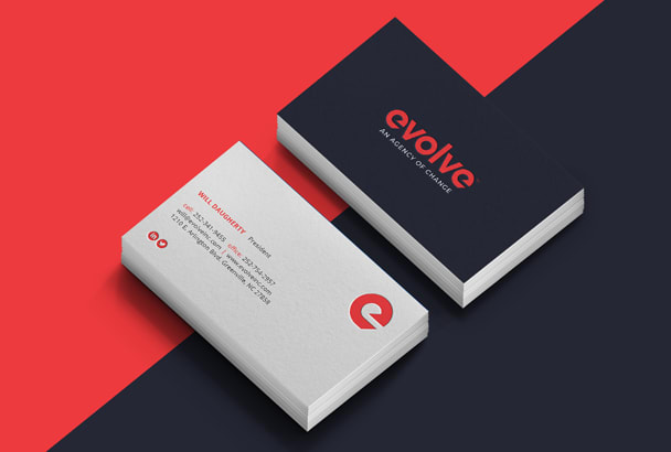 design print ready business card