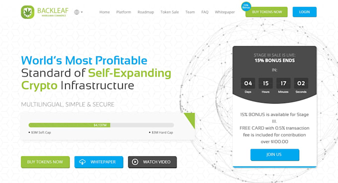 create crypto token presale, ico, ido and ieo platform