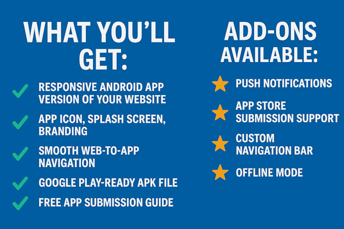 convert your business website to an android app in just 24h