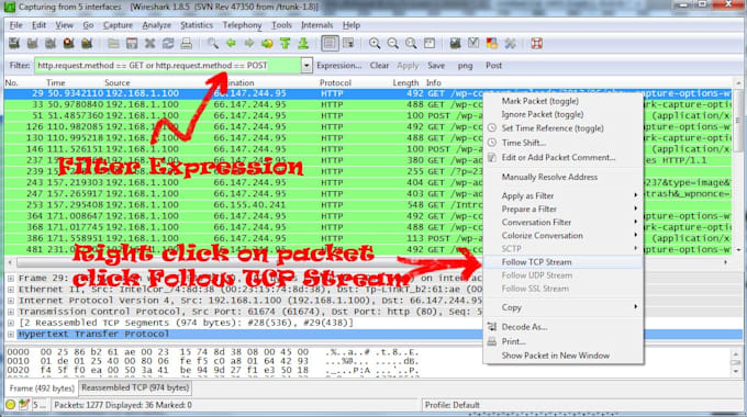 teach wireshark analysis for wired and wireless protocol