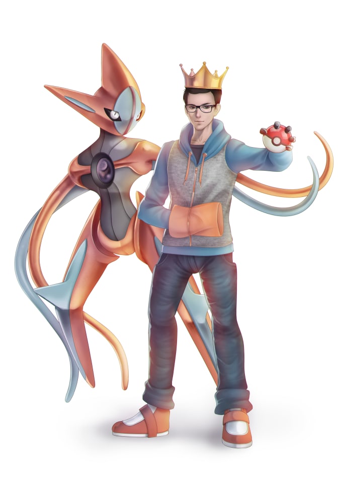 How To Draw A Pokemon Trainer Draw you as a pokemon trainer in my art style by Soap_lady | Fiverr