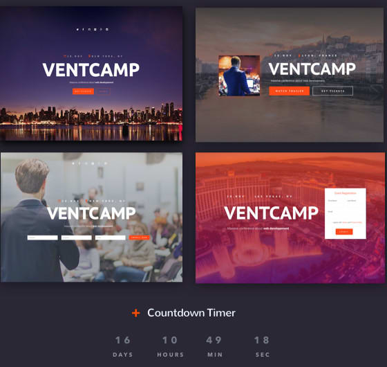 do an event registration, landing page, it will send mail, SMS