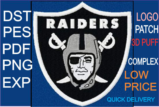 do embroidery digitizing logo and vactor in 1 hours