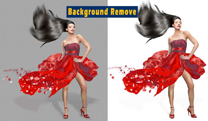 remove background  cutout image and retouch image