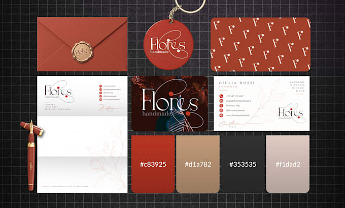 design professional logo with brand identity system, guidelines