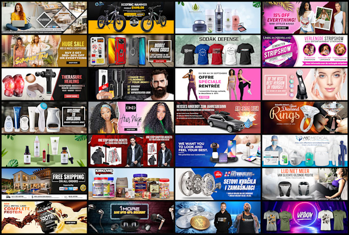design a professional shopify banner for your store