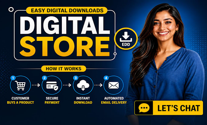 setup digital product store with easy digital download edd for passive income