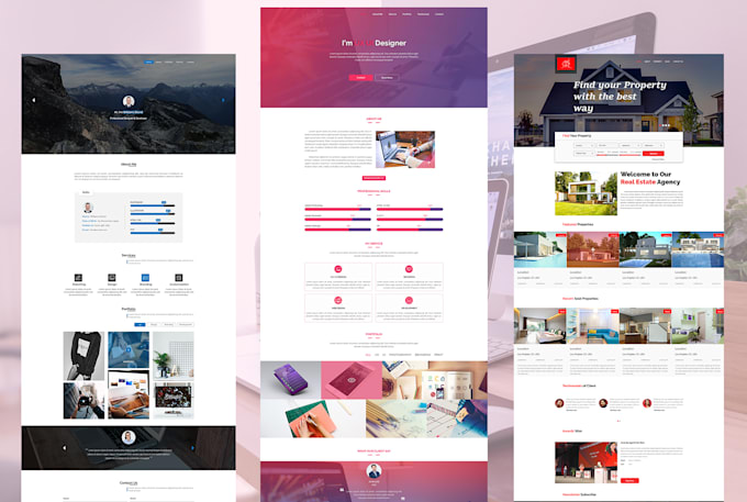 design professional ui ux for your website