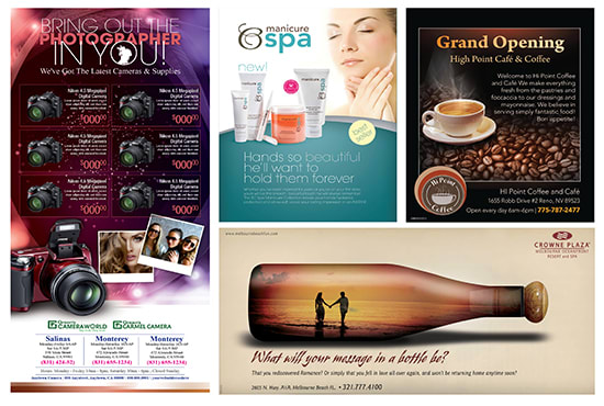 design digital magazine layout and magazine ads