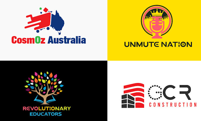 do modern business logo design and brand identity