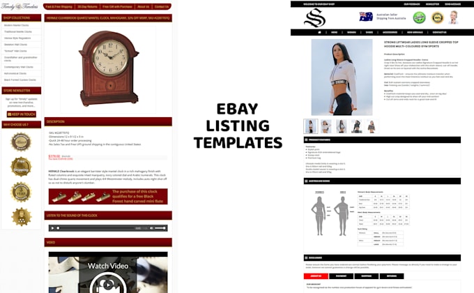 Design responsive ebay listing template by Shahroz008 | Fiverr