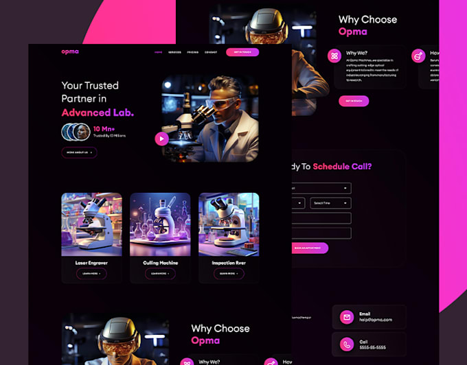 do web design mockup webflow, framer, wordpress and everything