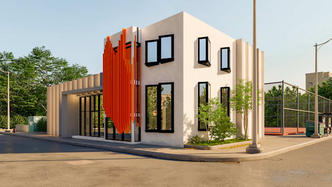 render house or building using twinmotion and lumion