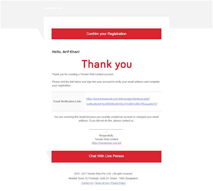 Customize whmcs email templates by Ub3rhost Fiverr
