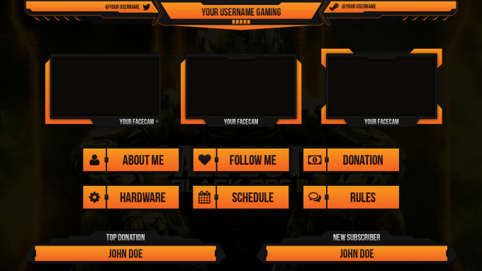 play claw 5 streaming with custom overlay
