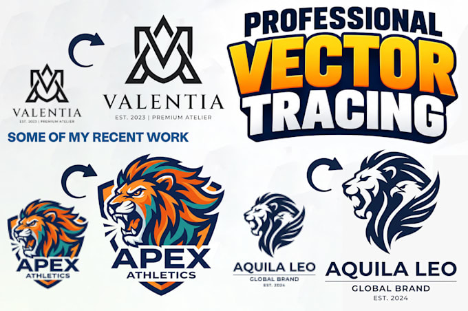 do vector tracing, vectorize logo, convert image to vector, ai image to vector