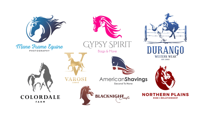 Do equine, equestrian, horse, pet, vetenary logo by Signatron | Fiverr