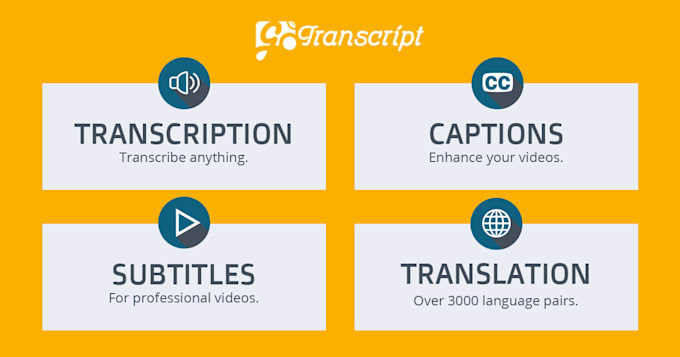 content writing, translation and transcription