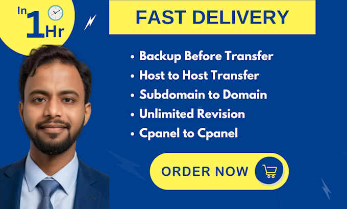 migrate wordpress website, change domain, or clone website to new host in 1 hour
