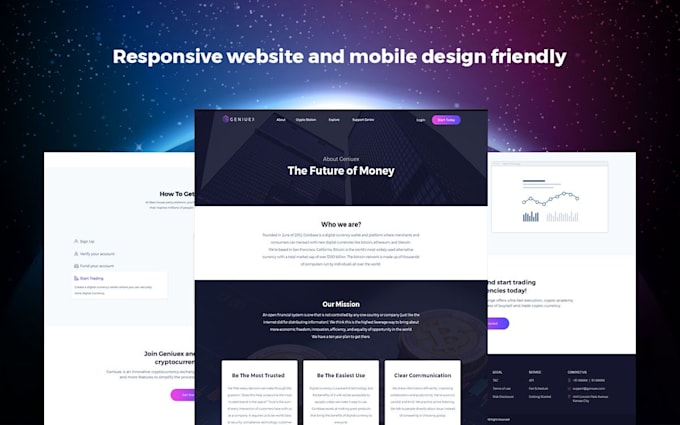 do responsive modern minimalist website design