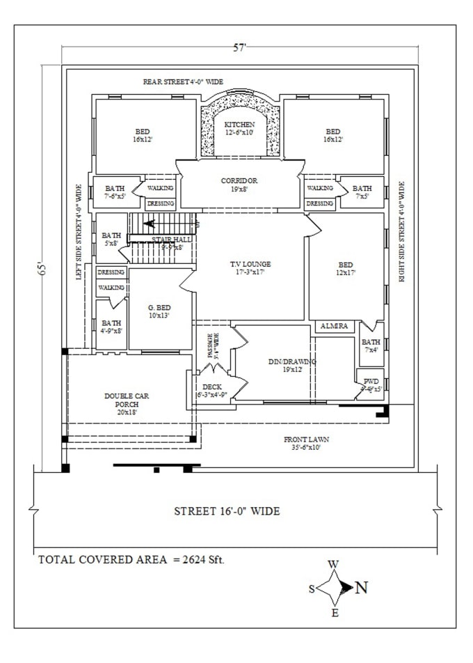 Do a simple and beautiful house plans by Faizan_umar | Fiverr