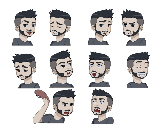 Как рисовать смайлики для twitch